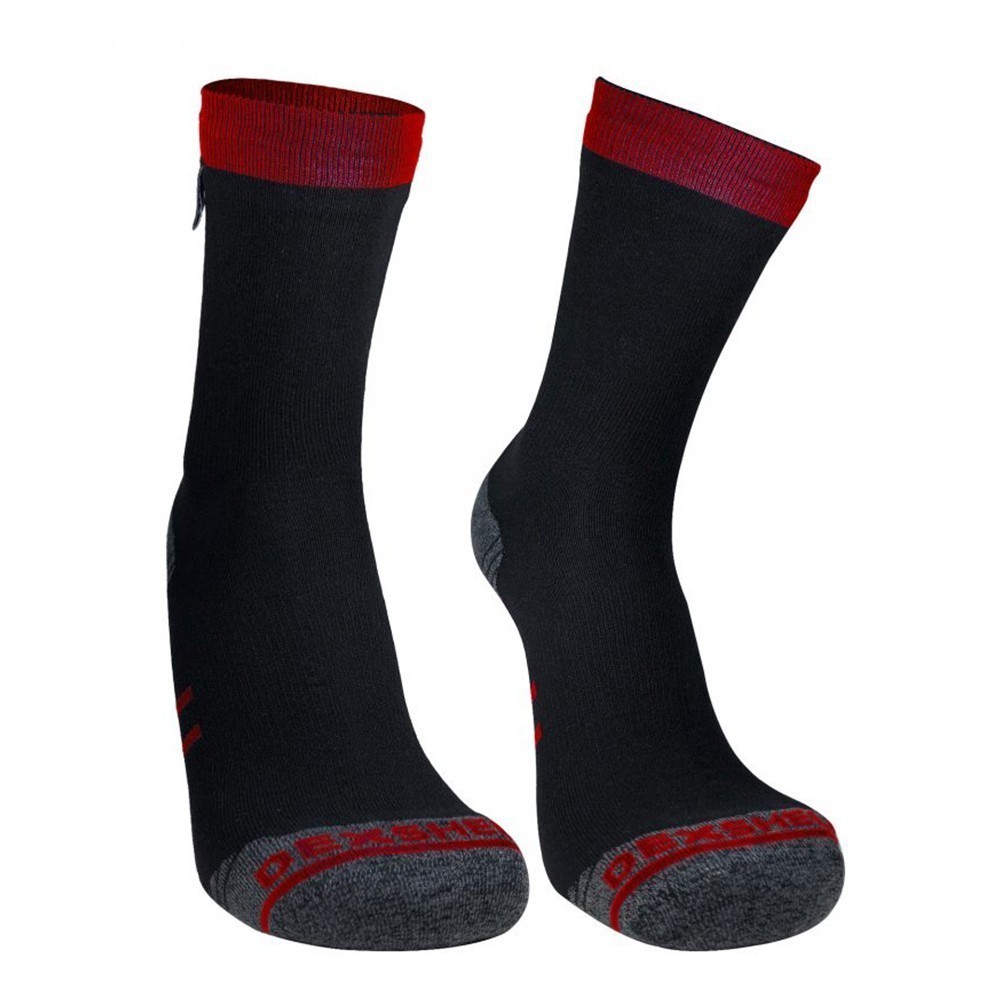 Шкарпетки водонепроникні Dexshell Running Lite XL червоні DS20610REDXL